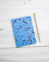 Birds mini hardcover recycled notebook by cognitive surplus