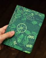 Cellular Biology mini hardcover notebook by Cognitive Surplus, pictured in hand