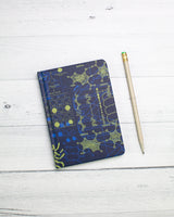 DNA and Genetics mini hardcover recycled notebook by cognitive surplus