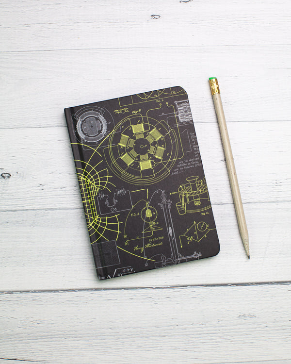 Electricity mini hardcover recycled notebook by cognitive surplus