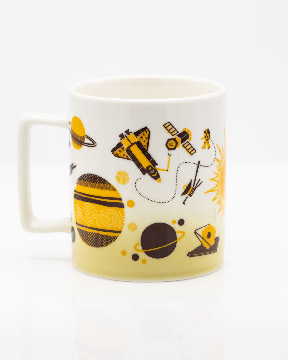 Retro Space 11 oz Ceramic Mug