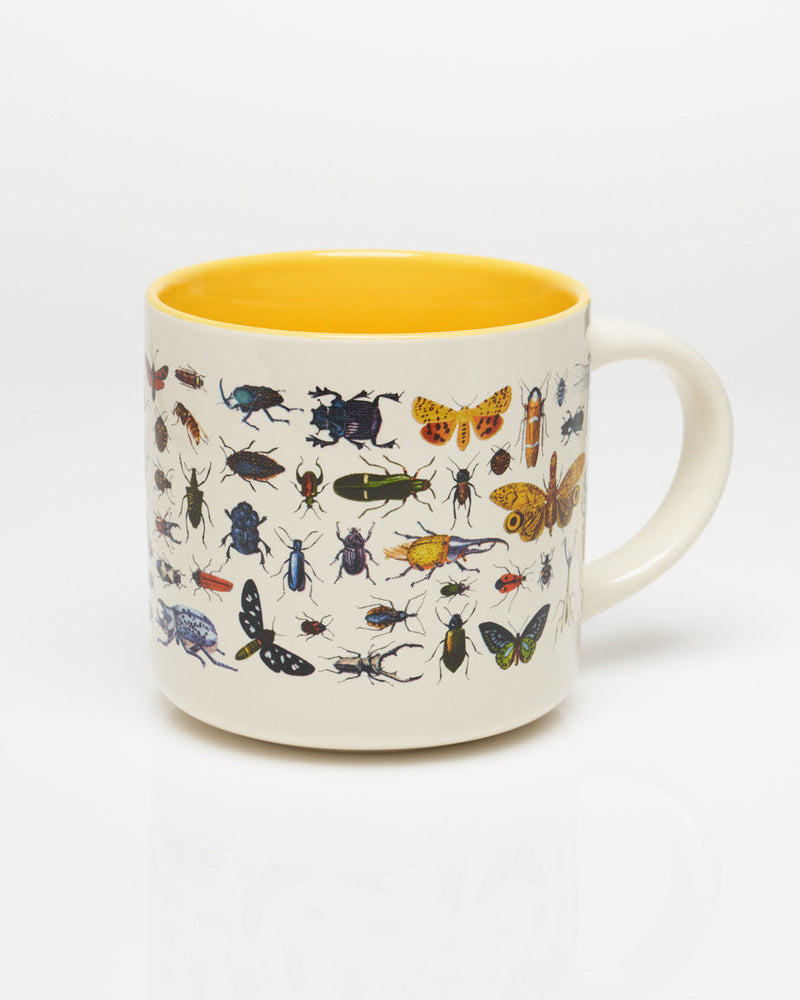Beetles & Butterflies, Flutter & Fly 15 oz Ceramic Mug