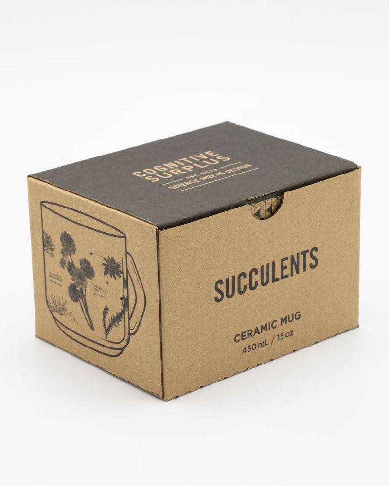 Succulents 15 oz Ceramic Mug