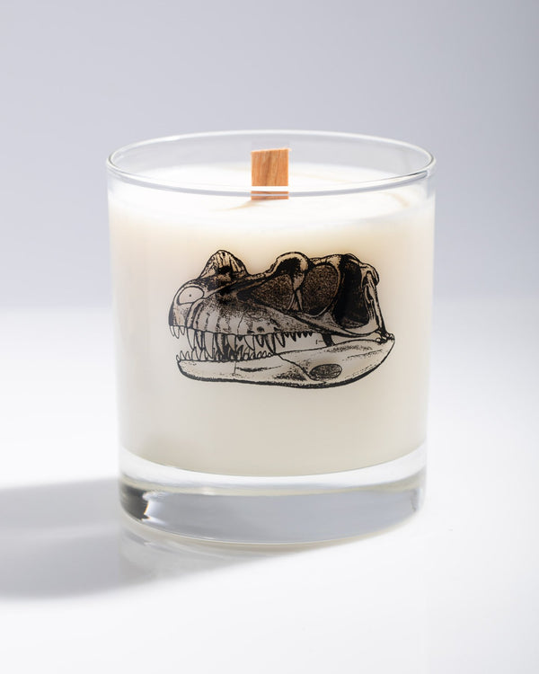 Dino Skull Cocktail Candle