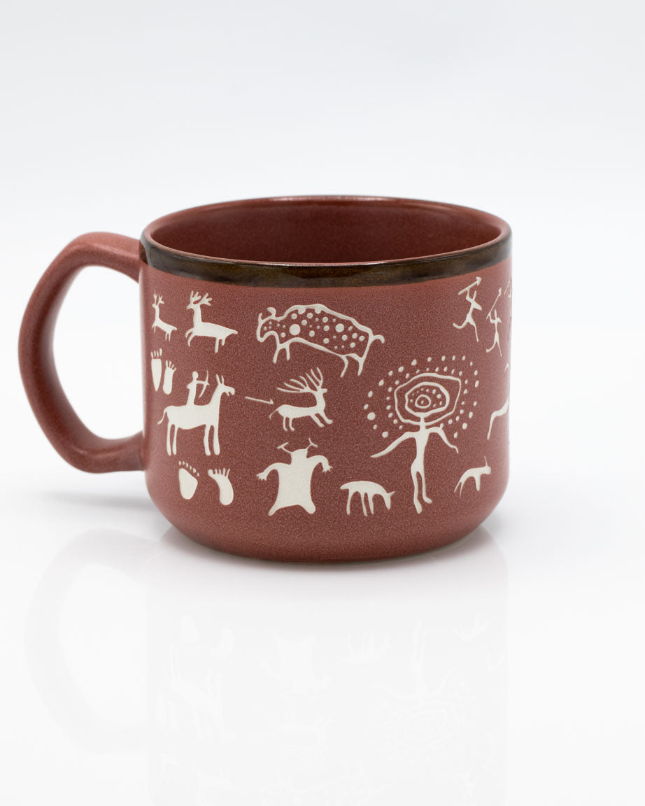 Cave Paintings Hand Carved 15 oz Ceramic Mug