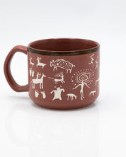 Cave Paintings Hand Carved 15 oz Ceramic Mug