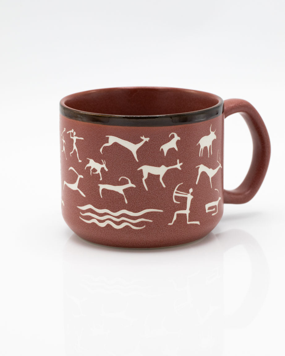 Cave Paintings Hand Carved 15 oz Ceramic Mug