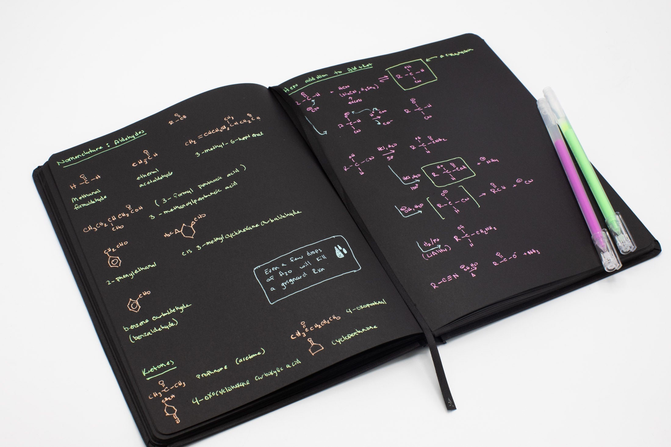 Bioluminescent Mushrooms Dark Matter Notebook