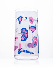 Retro Anatomy Drinking Glass