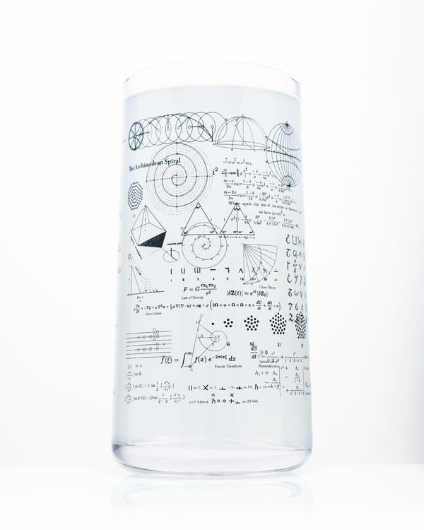 Equations That Changed the World Drinking Glass