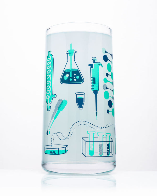 Retro Science Lab Drinking Glass