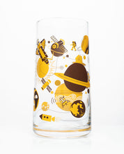 Retro Space Drinking Glass