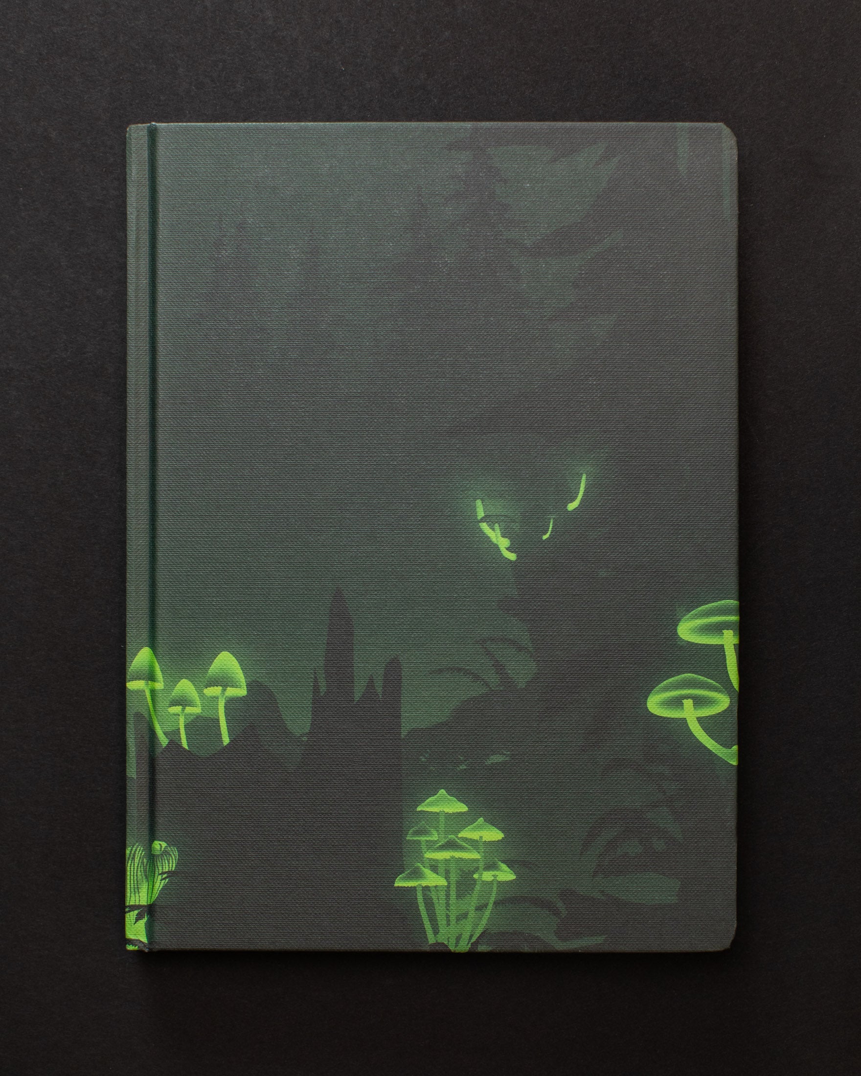 Bioluminescent Mushrooms Dark Matter Notebook