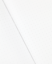 100% recycled paper, 81 gsm, dot grid pages, Cognitive Surplus