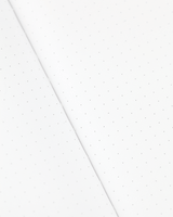 100% recycled paper, 81 gsm, dot grid pages, Cognitive Surplus