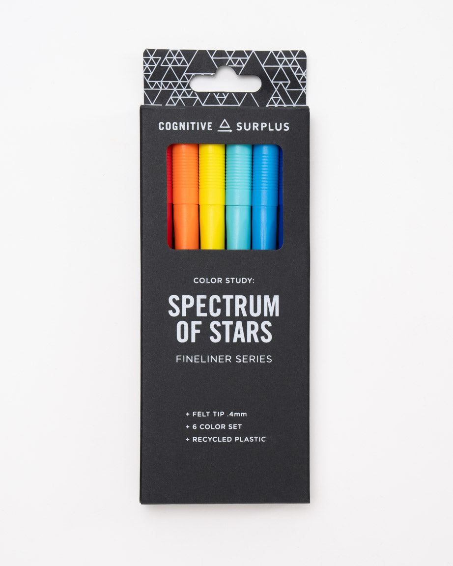 Spectrum of Stars Fineliner Pens Pack