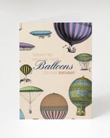 Birthday Balloons, The Great Balloon Race Card