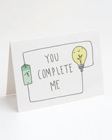 Electrical Circuit: You Complete Me Card