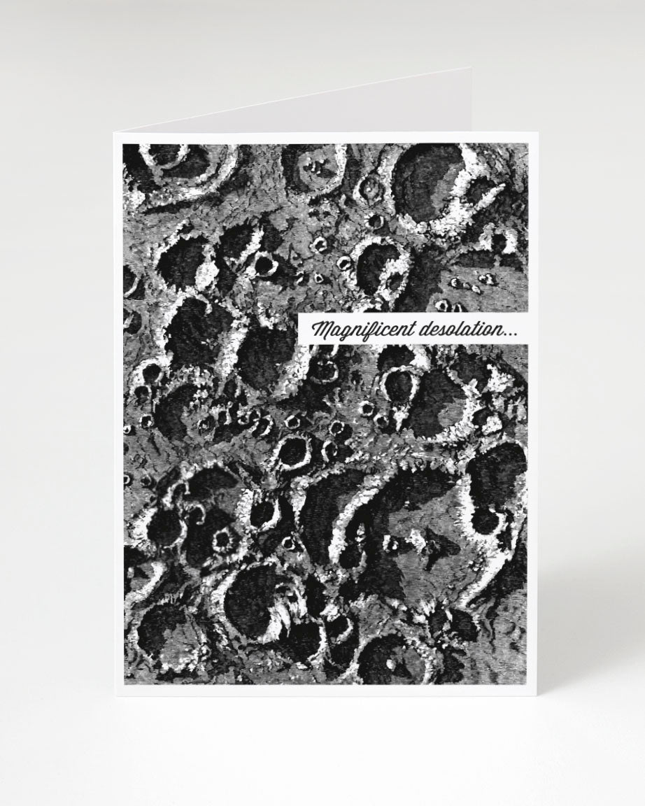 Magnificent Desolation Greeting Card - Cognitive Surplus