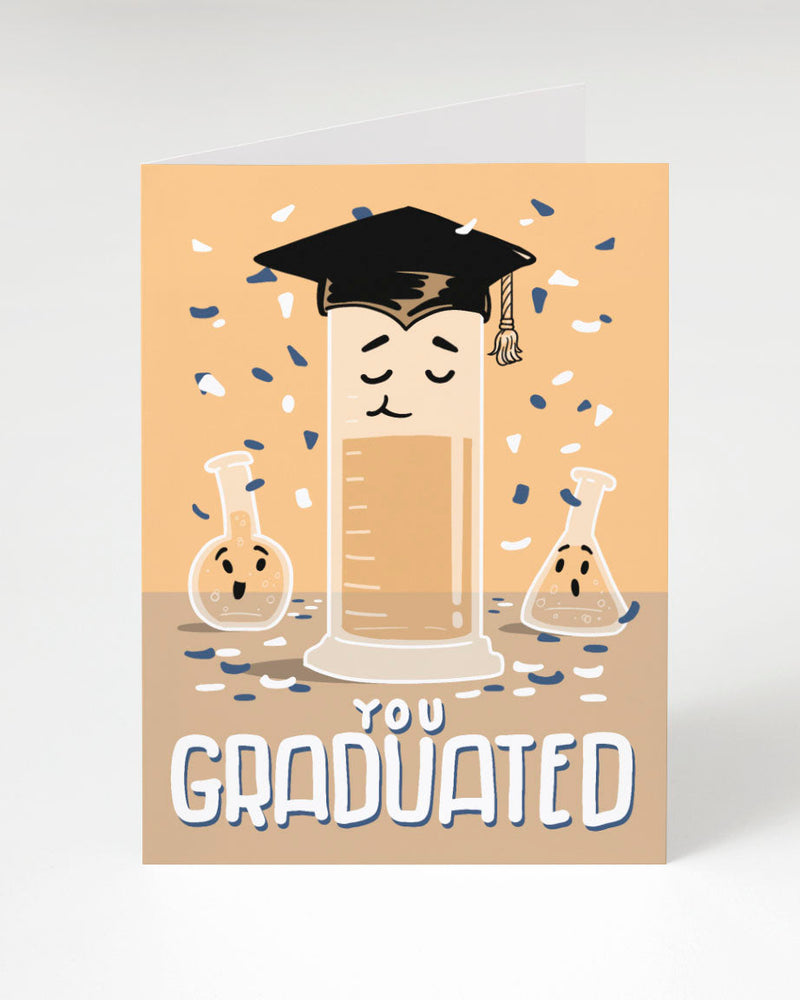 You Graduated! (Grad Cylinder) Card