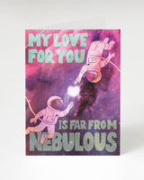 Nebulous Love Greeting Card