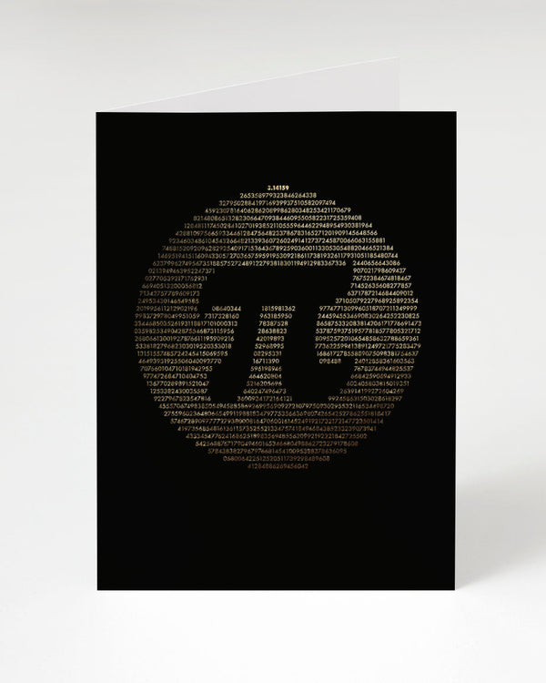 Circle Pi Over Pi Greeting Card