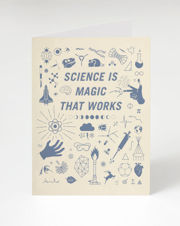 Science is Magic That Works Card