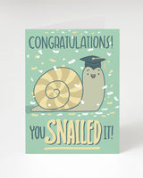 Congratulations! You Snailed It! Card