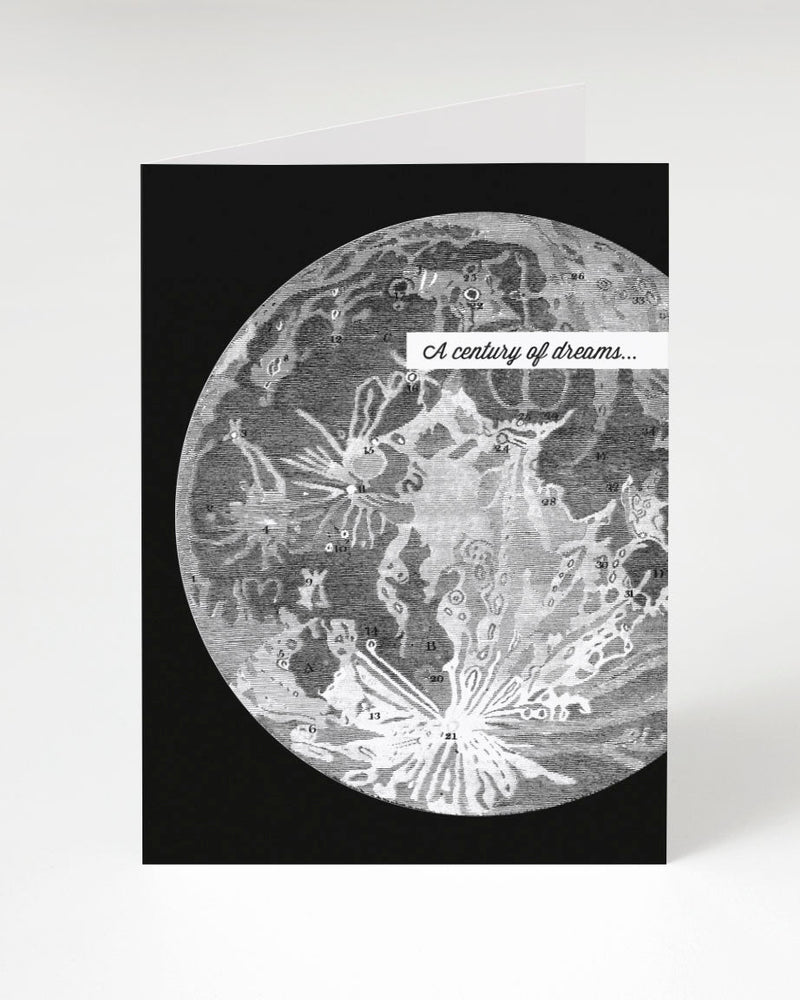 Moon: A Century of Dreams Greeting Card - Cognitive Surplus