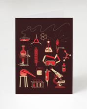 Retro Chemistry Greeting Card