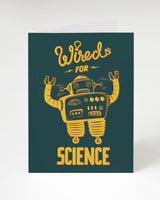 Wired for Science Greeting Card