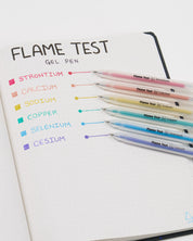 Flame Test High-Opacity Metallic Gel Pens Pack