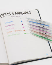 Gems & Minerals High-Opacity Gel Pens Pack