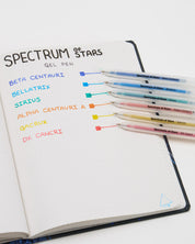 Spectrum of Stars Glitter Gel Pens Pack