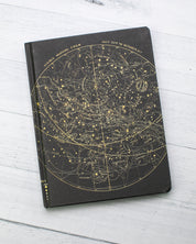 Astronomy Star Chart Hardcover - Lined/Grid