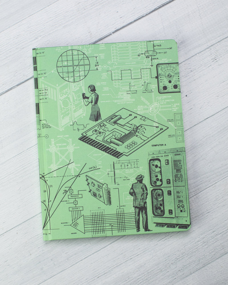 Early Computers Hardcover - Dot Grid