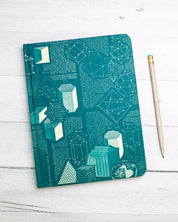 Crystallization hardcover recycled notebook by Cognitive Surplus