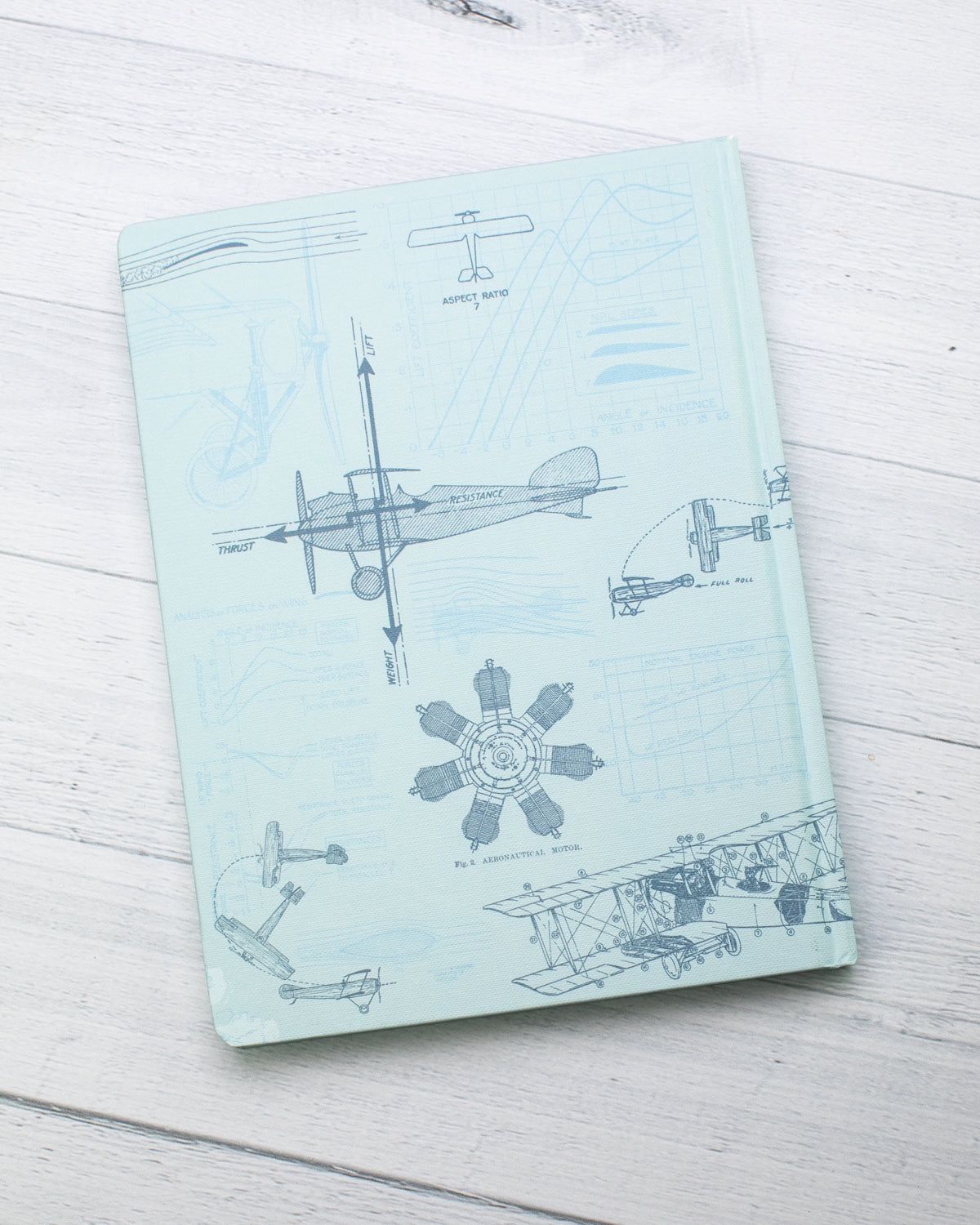 Aviation Early Flight Hardcover - Dot Grid