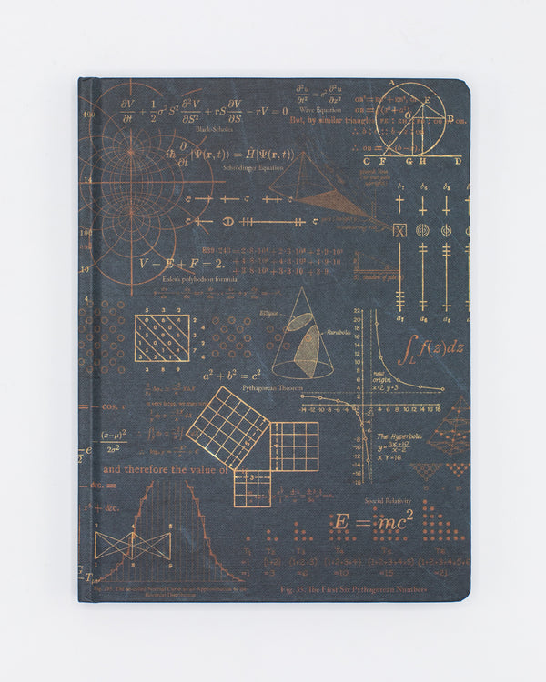 Math Equations Pl2 Hardcover - Dot Grid