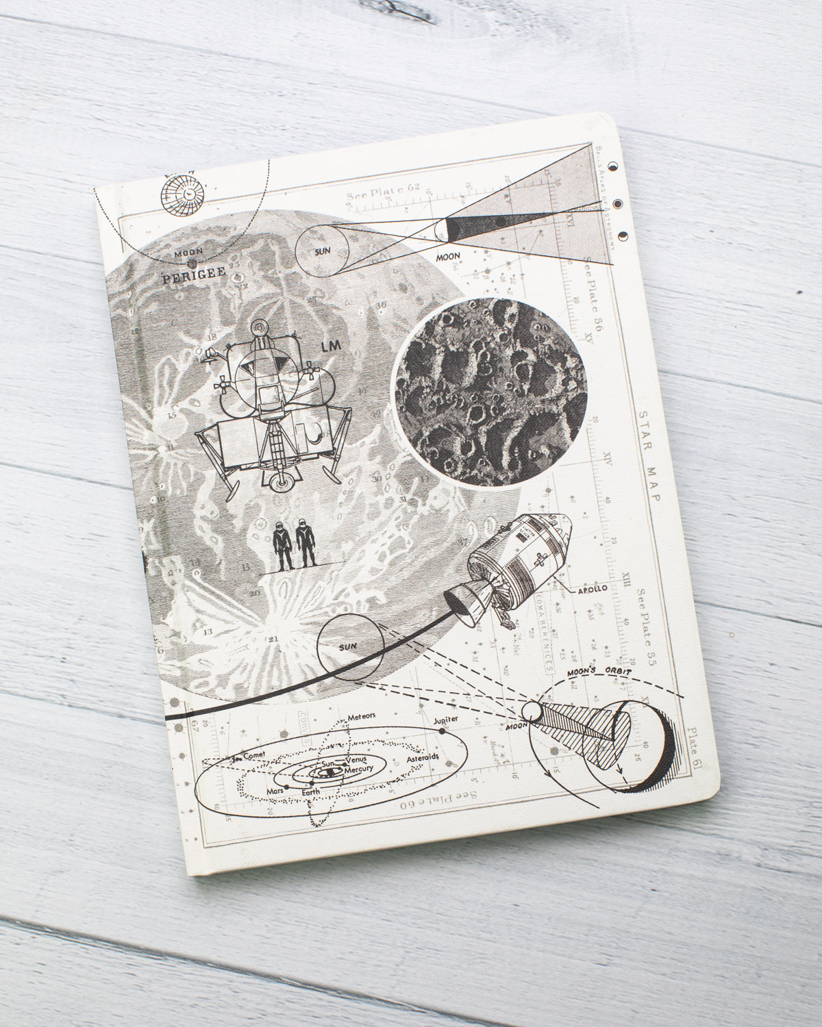 Moon Landing Hardcover - Dot Grid