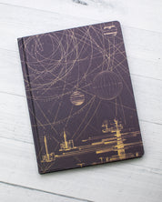 Planetary Motion Hardcover - Lined/Grid