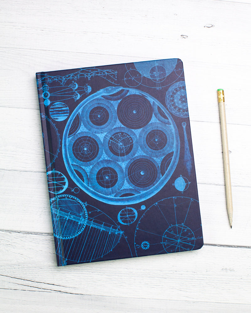 Models of the Universe hardcover recycled notebook by Cognitive Surplus