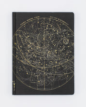 Astronomy Star Chart Hardcover - Lined/Grid