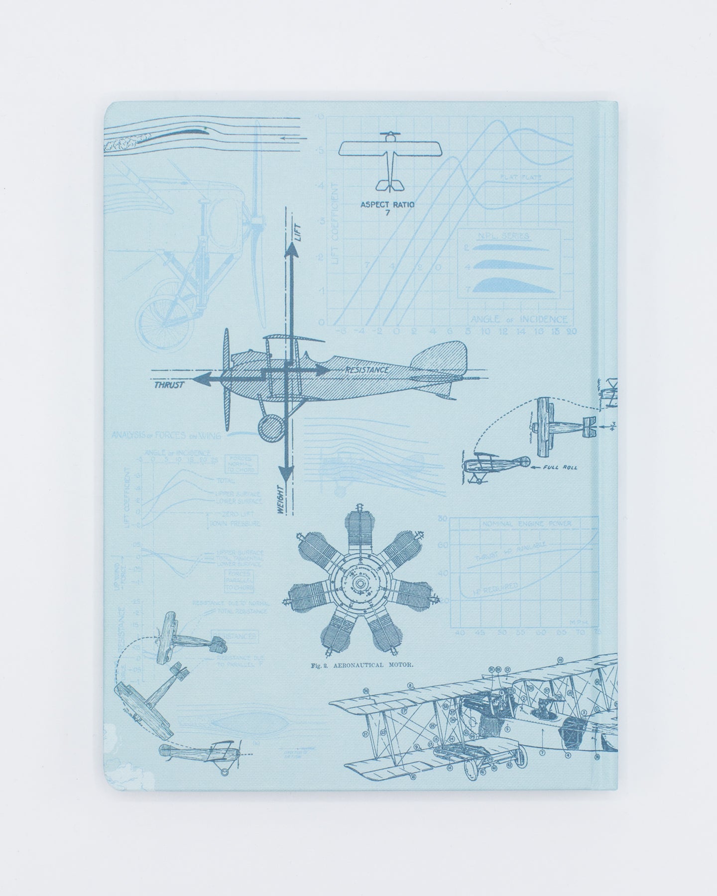 Aviation Early Flight Hardcover - Dot Grid