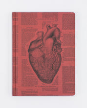 Anatomical Heart Hardcover - Lined/Grid