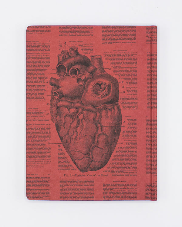 Anatomical Heart Hardcover - Dot Grid