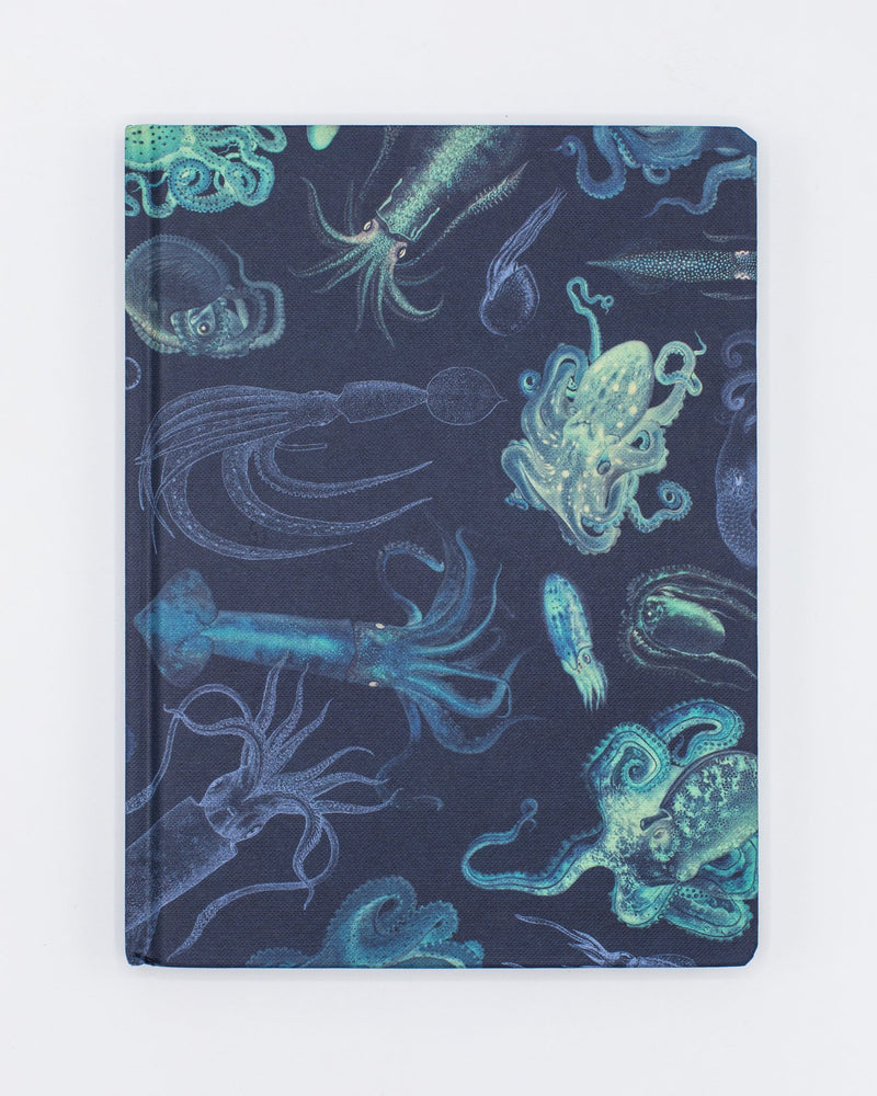 Cephalopods: Octopus & Squid Hardcover - Dot Grid