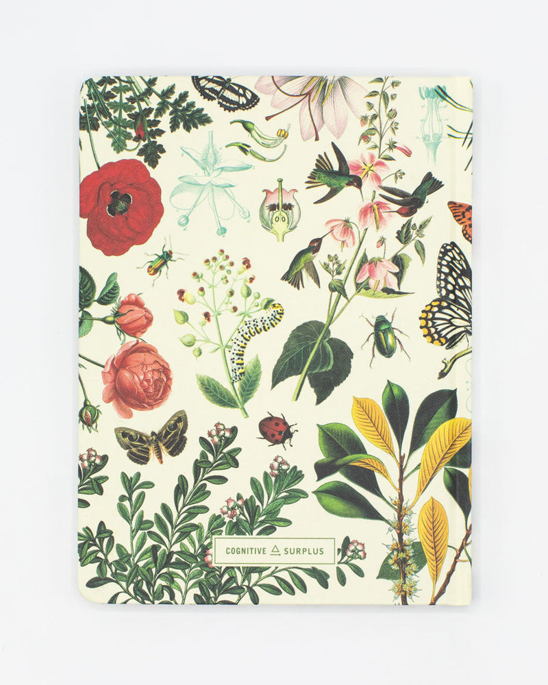 Pollinators Hardcover Notebook - Lined/Grid
