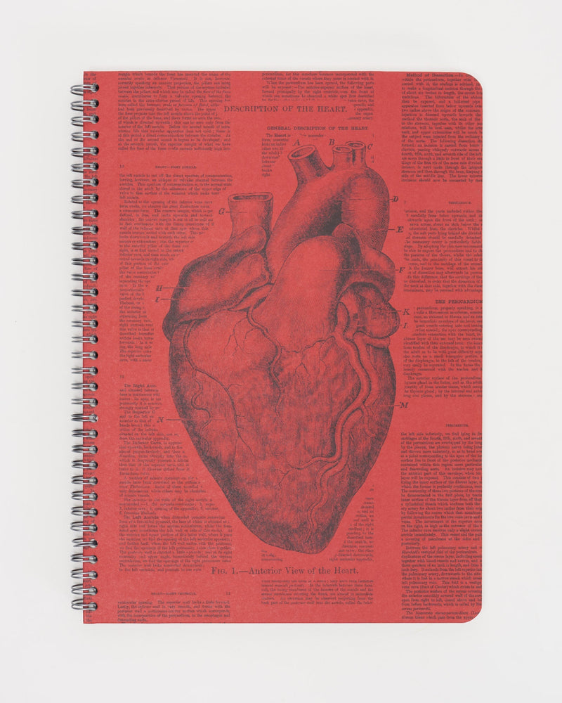Anatomical Heart Spiral Notebook