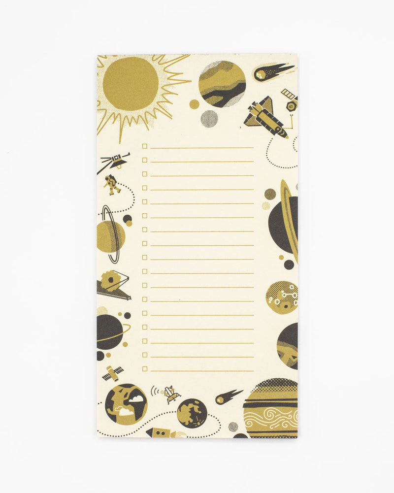 Retro Space Notepads